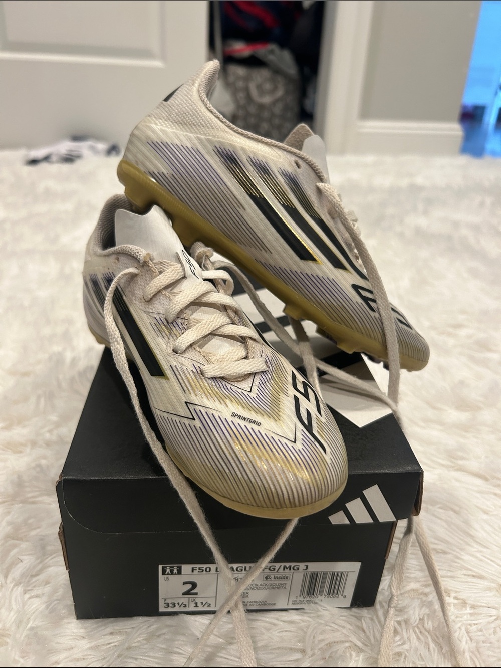 Adidas Kids F50 League Soccer Cleats